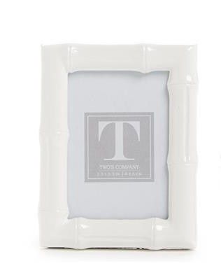 High Gloss White Bamboo Small Frame