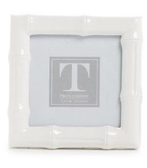 High Gloss White Bamboo Small Frame