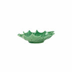 Vietri Lastra evergreen figural holly bowl small