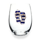 Jeweled Stemless Wine Glass