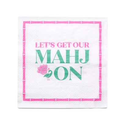 Let's Mahj On Cocktail Napkin