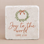Small Twelve Stone Art Christmas Block