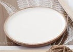 Mango Wood Trays With White Center
