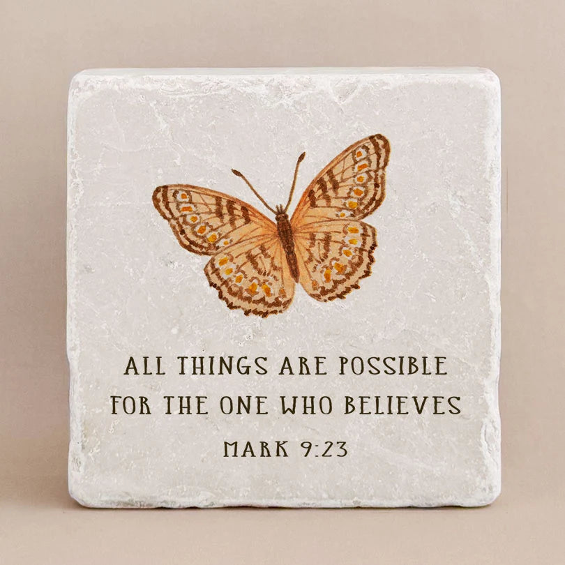 Small Twelve Stone Art Block Mark 9:23