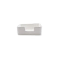 Vietri Melamine Lastra White Dinner Napkin Holder
