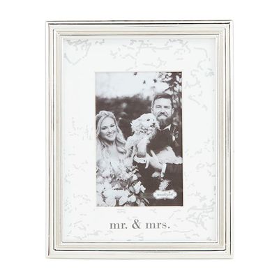 Mr And Mrs Silver Frame 4x6