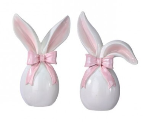 Resin Egg With Bunny Ears