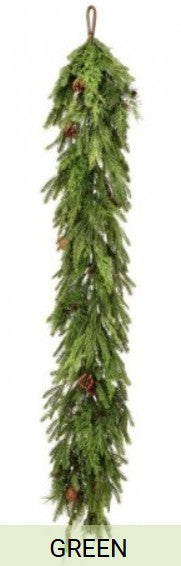 72 Inch Mixed Evergreen Garland