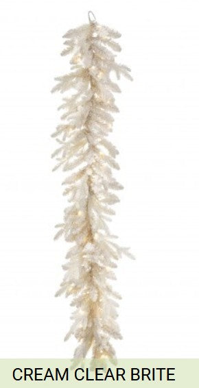60 Inch LED Cream Bavarian Garland