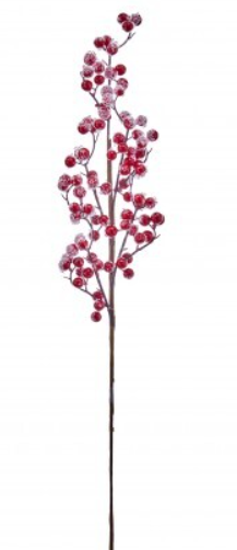 27” Snow Berry Spray