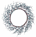 22” Blue Berry Wreath