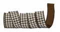 Brown Hounds Tooth Ribbon