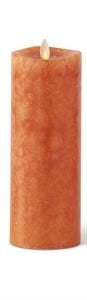 Luminara Orange Wax Candle