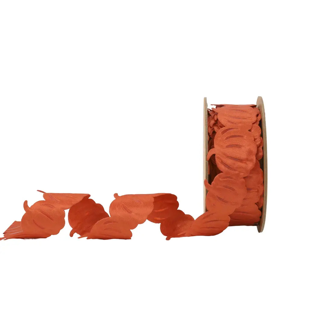 1.5 Inch Orange Pumpkin Ribbon