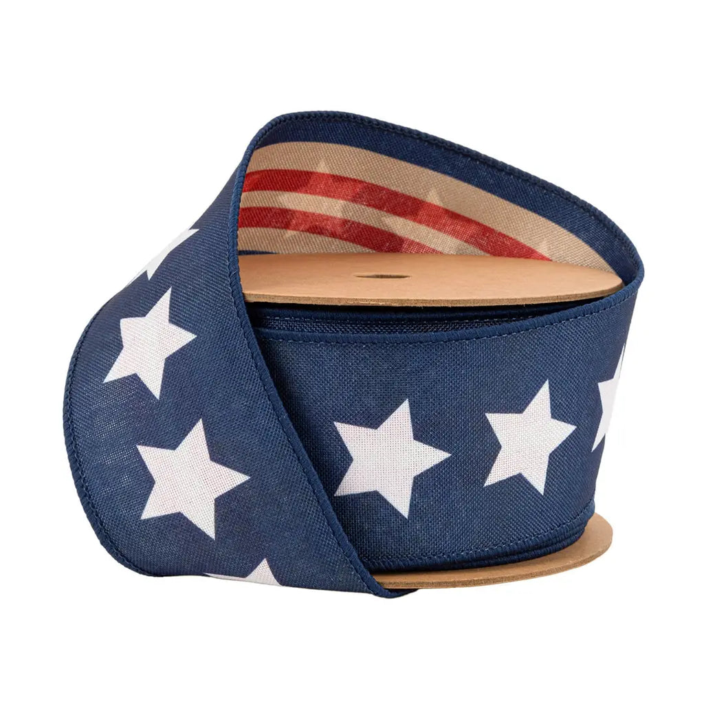 2.5 Inch Patriotic Blue Star Ribbon