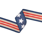 2.5 Inch Patriotic Blue Star Ribbon