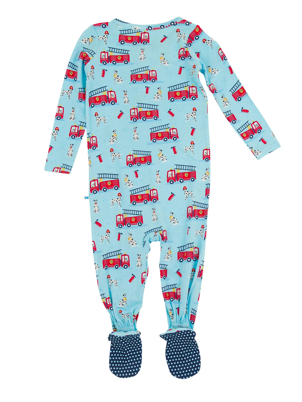 Paws To The Rescue One Piece Footie Pajamas - Bamboo Viscose