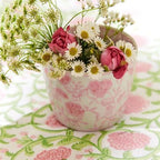 Pink Chinoiserie Cachepot