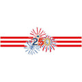 Caspari Paper Napkin Rings Celebrate 250