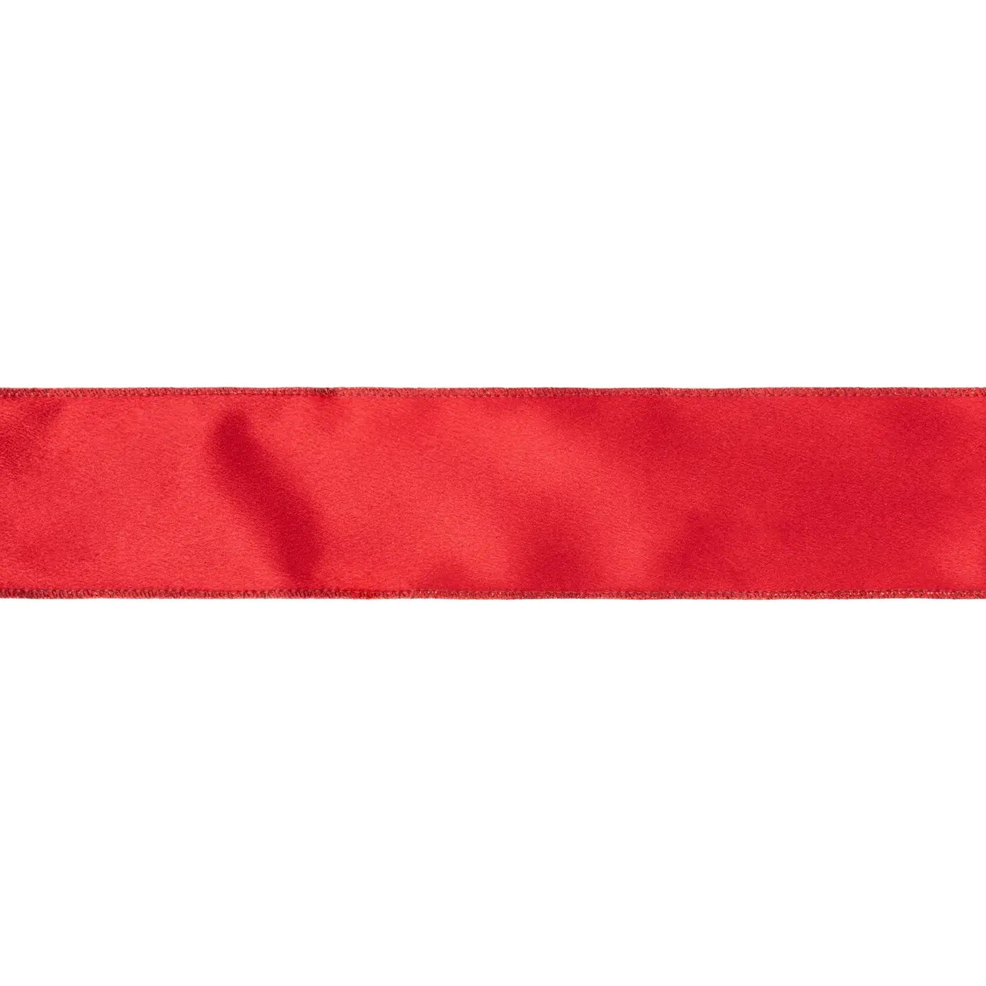 2.5 Inch Red Satin Ribbon