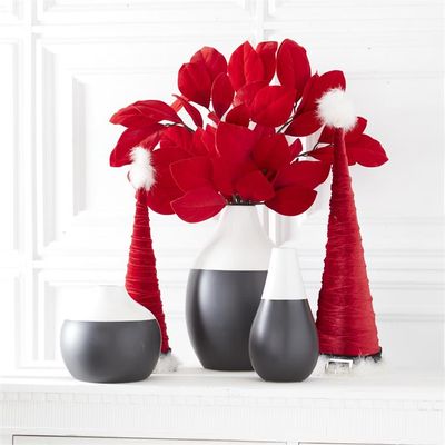 Red Velvet Magnolia Leaf Spray