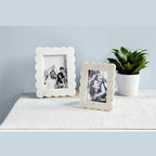 Scalloped Marble Frame