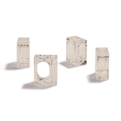 Set Of 4 Napkin/ Flower Holder