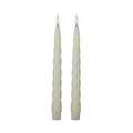 Set Of 2 Spiral LED Taper Candles