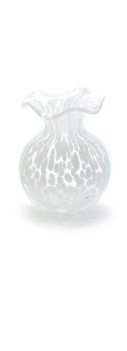 Spotted Ruffled Edge Vase