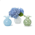 Spotted Ruffled Edge Vase