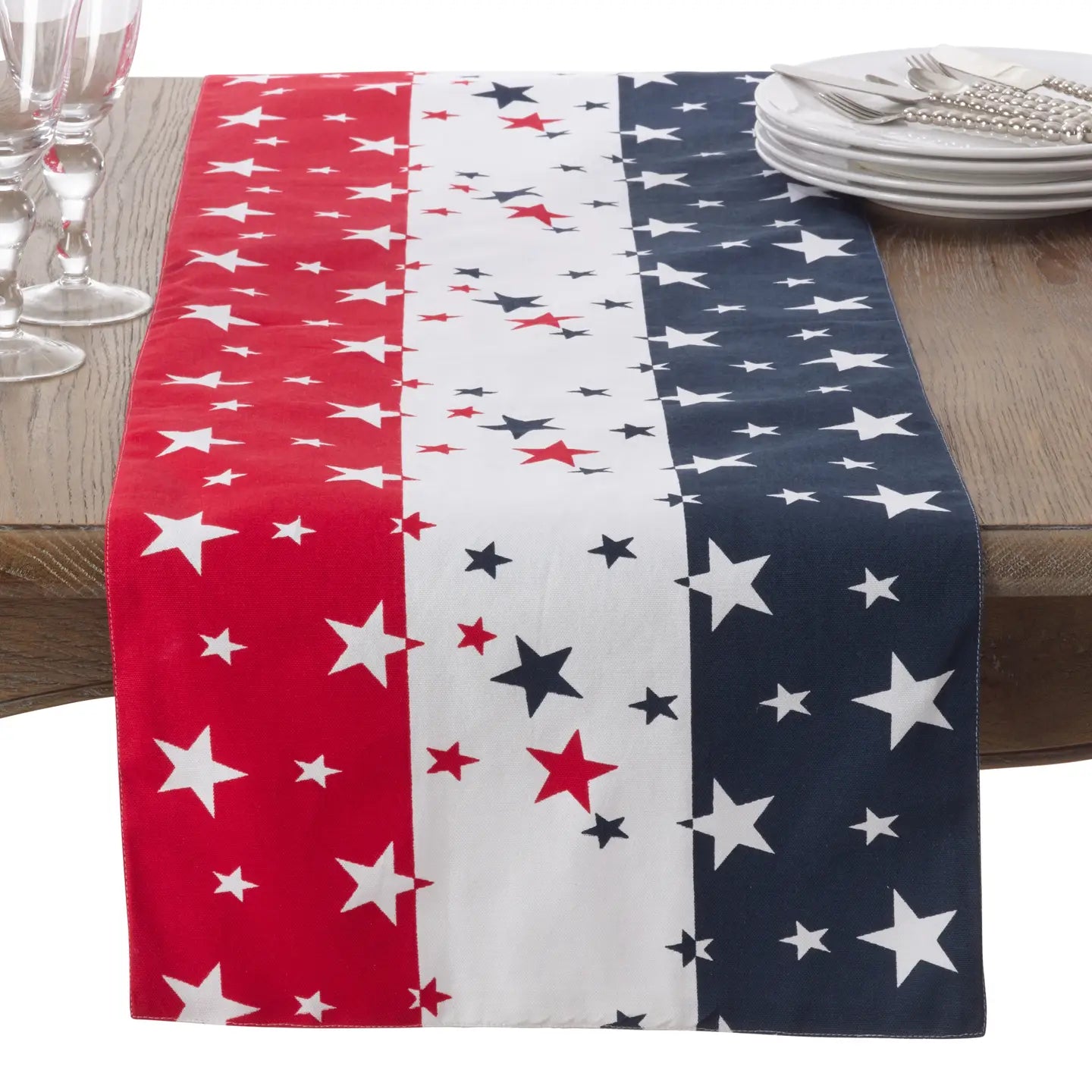 Stars And Stripes Table Runner