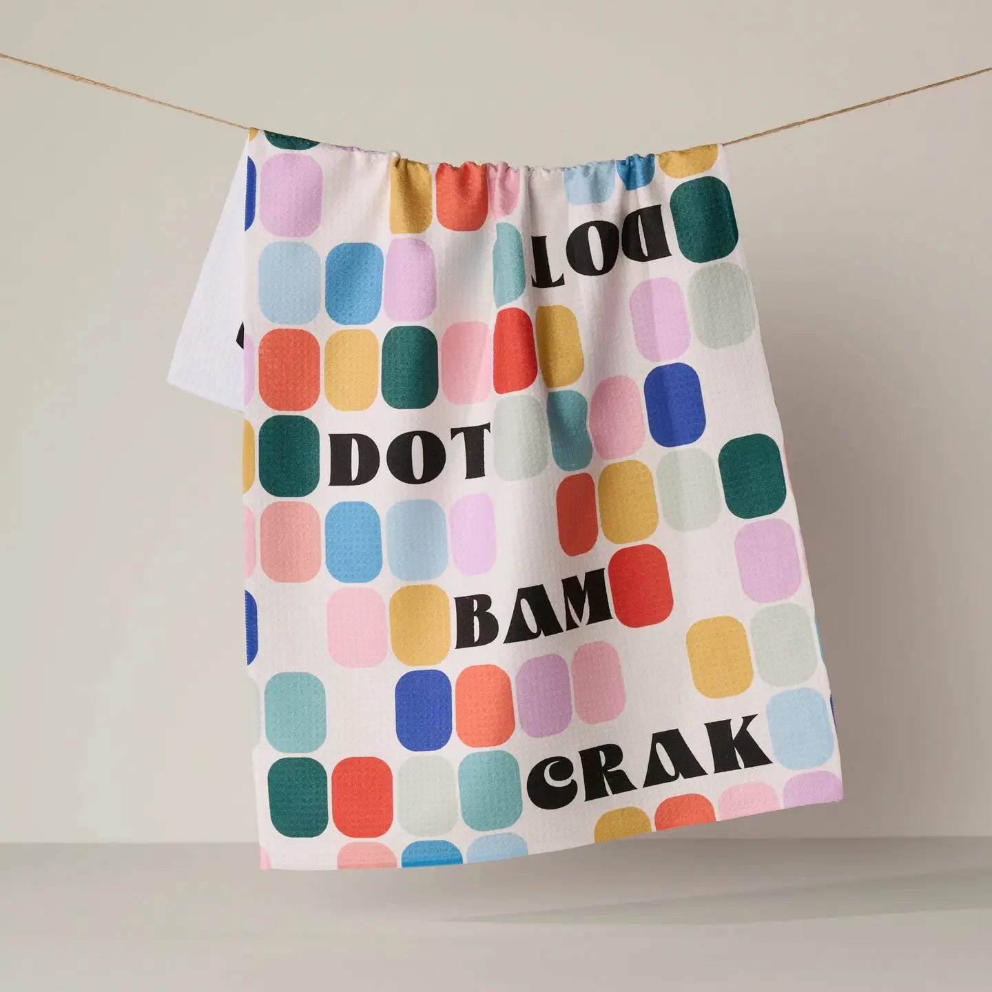 Geometry Mahjong Tea Towels
