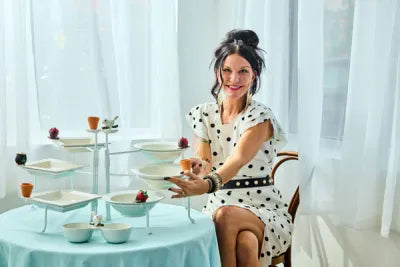 Nora Fleming Triple Tier Stand Square