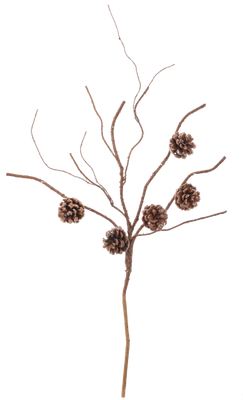 Twig Pinecone Spray