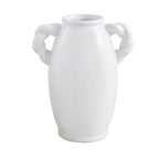 Twisted Handle Ceramic Vase
