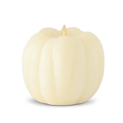 Luminara 4.5 Inch Wax Pumpkin Candle