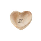 Wood Heart Dish