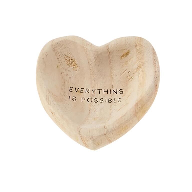 Wood Heart Dish