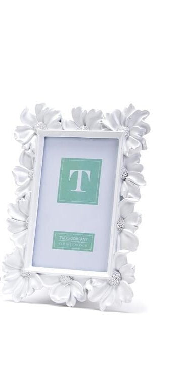 White Daisy Picture Frames