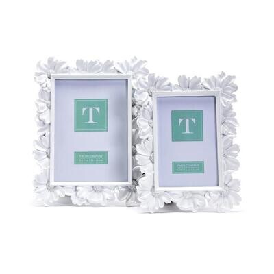 White Daisy Picture Frames