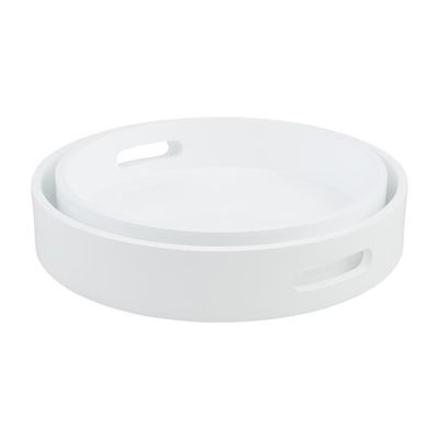 White Lacquer Tray
