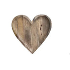 Wood Heart Shaped Tray