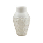 Woven Stoneware Bud Vases
