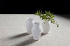 Woven Stoneware Bud Vases
