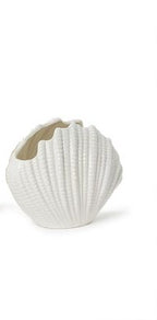 White Shell Vases