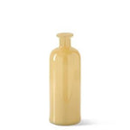 Yellow Glass Bottle Vase