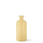 Yellow Glass Bottle Vase