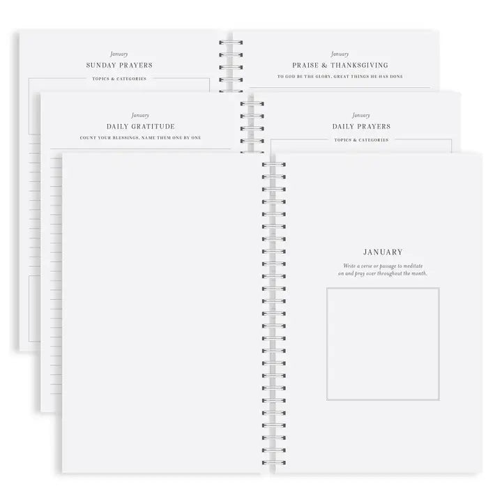 Yearly prayer journal